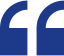 Green quotation marks on a blue background.